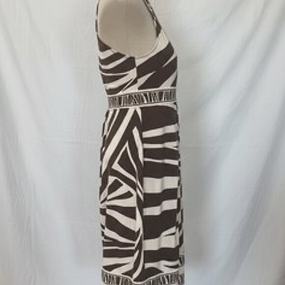 NWOT BCBG Max Azaria Animal Zebra Print Midi Dress - Picture 5 of 13